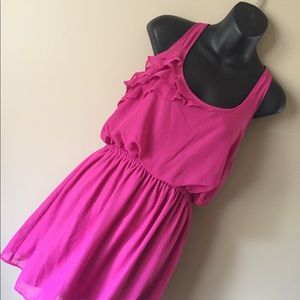 NWT Pink Sheer Tank style dress